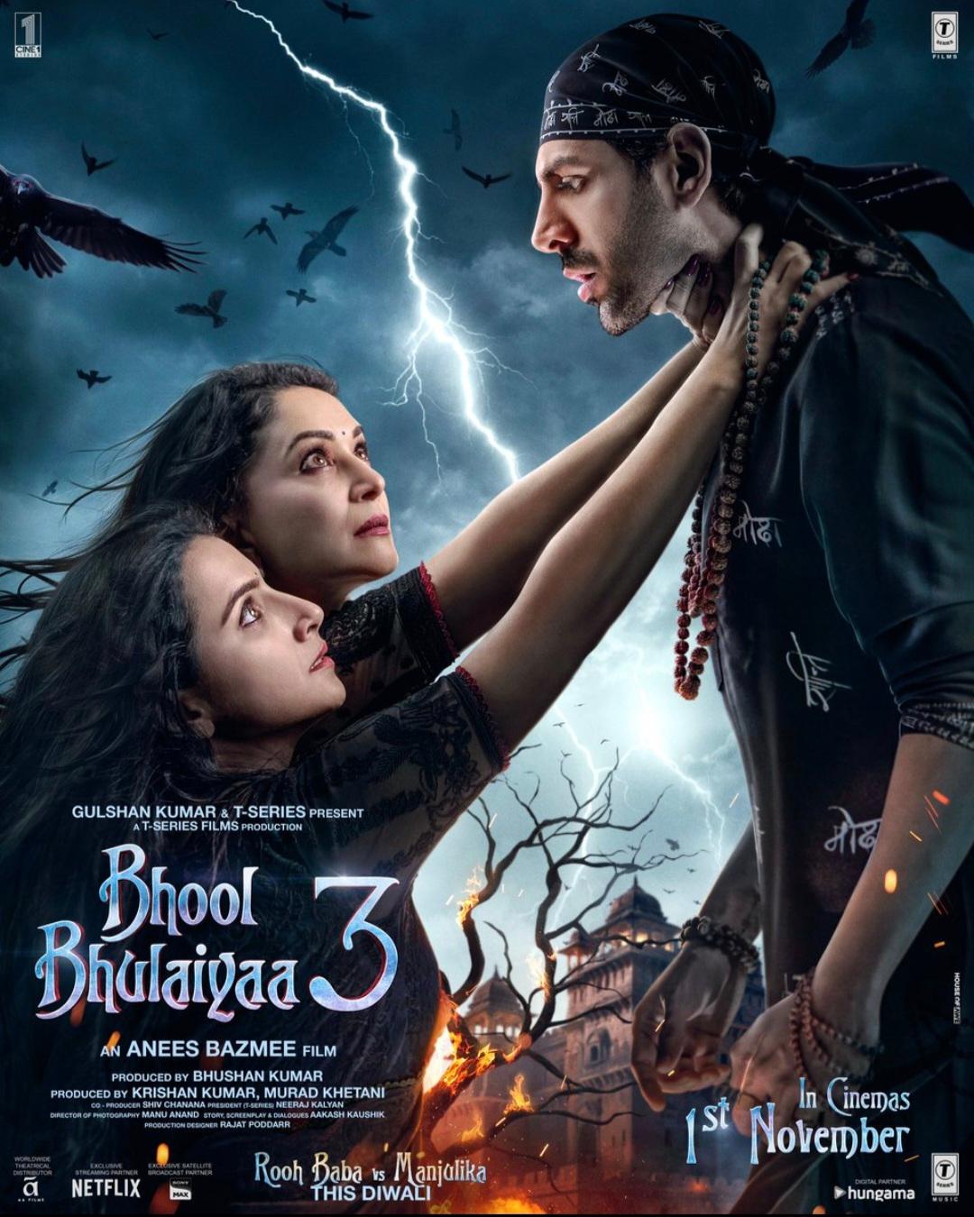 فيلم Bhool Bhulaiyaa 3 2024 مترجم اون لاين